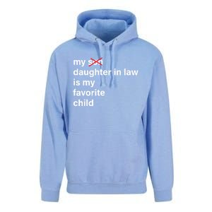 My Daughter In Law Is My Favorite Child Fathers Day In Law Unisex Surf Hoodie