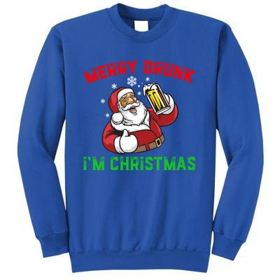 Merry Drunk IM Christmas Santa Ing Beer Gift Sweatshirt