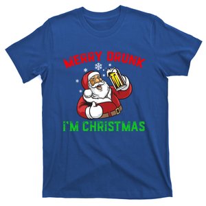 Merry Drunk IM Christmas Santa Ing Beer Gift T-Shirt