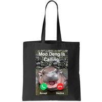 Moo Deng Is Calling Meme Funny Vintage Little Hippo Bag