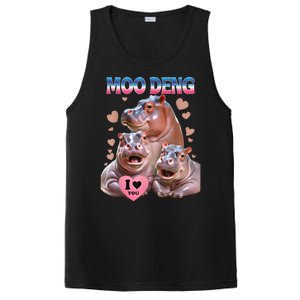 Moo Deng I Love You Hippo PosiCharge Competitor Tank