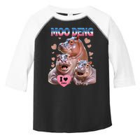 Moo Deng I Love You Hippo Toddler Fine Jersey T-Shirt