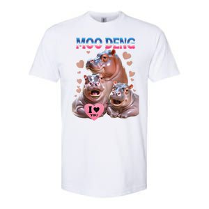 Moo Deng I Love You Hippo Softstyle CVC T-Shirt