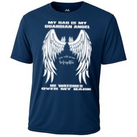 My Dad Is My Guardian Angel - Text on Back Performance Shirt