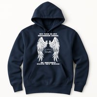 My Dad Is My Guardian Angel - Text on Back Hoodie