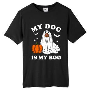 My Dog Is My Boo Halloween Funny Dog Owner Ghost Lover Great Gift Tall Fusion ChromaSoft Performance T-Shirt