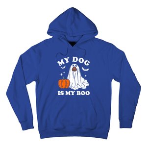 My Dog Is My Boo Halloween Funny Dog Owner Ghost Lover Great Gift Hoodie