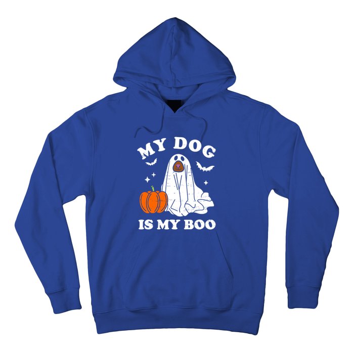 My Dog Is My Boo Halloween Funny Dog Owner Ghost Lover Great Gift Hoodie