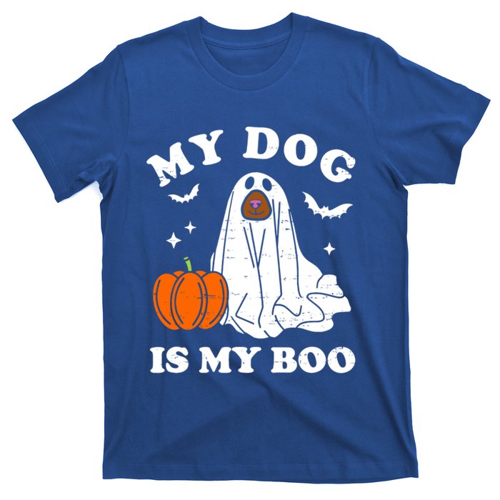 My Dog Is My Boo Halloween Funny Dog Owner Ghost Lover Great Gift T-Shirt