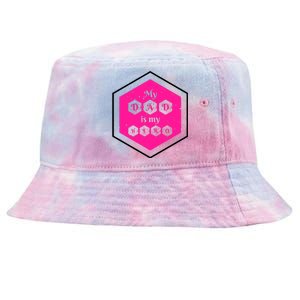 My Dad Is My Hero Father's Day Quote Tie-Dyed Bucket Hat