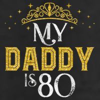 My Daddy Is 80 Years Old 1945 80th Birthday For Dad 11oz C Handle Ceramic Mug