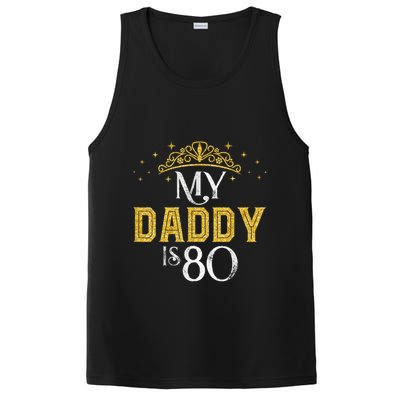 My Daddy Is 80 Years Old 1945 80th Birthday For Dad PosiCharge Competitor Tank