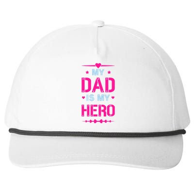 My Dad Is My Hero Father's Day T Snapback Five-Panel Rope Hat