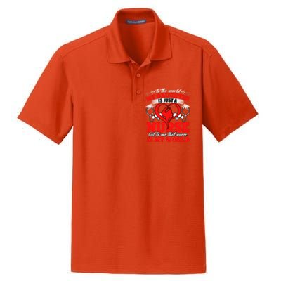 My Daughter Is A Nurse Proud To Be A Nurse's Mom Gift Dry Zone Grid Polo