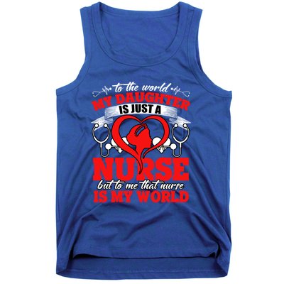 My Daughter Is A Nurse Proud To Be A Nurse's Mom Gift Tank Top