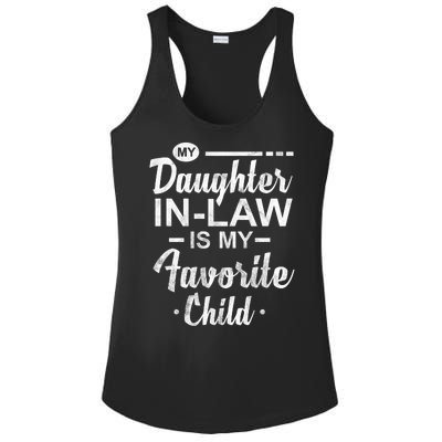 My Daughter In Law Is My Favorite Child Cute Gift Ladies PosiCharge Competitor Racerback Tank