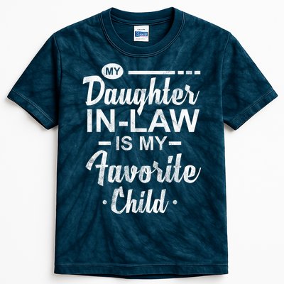 My Daughter In Law Is My Favorite Child Cute Gift Kids Tie-Dye T-Shirt