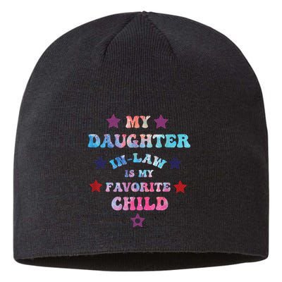 My Daughter In Law Is My Favorite Child Fathers Day In Law Sustainable Beanie