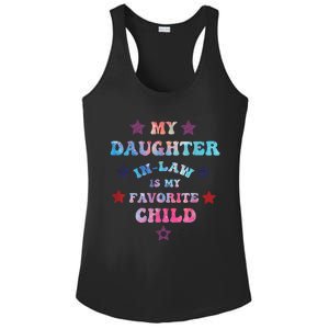 My Daughter In Law Is My Favorite Child Fathers Day In Law Ladies PosiCharge Competitor Racerback Tank