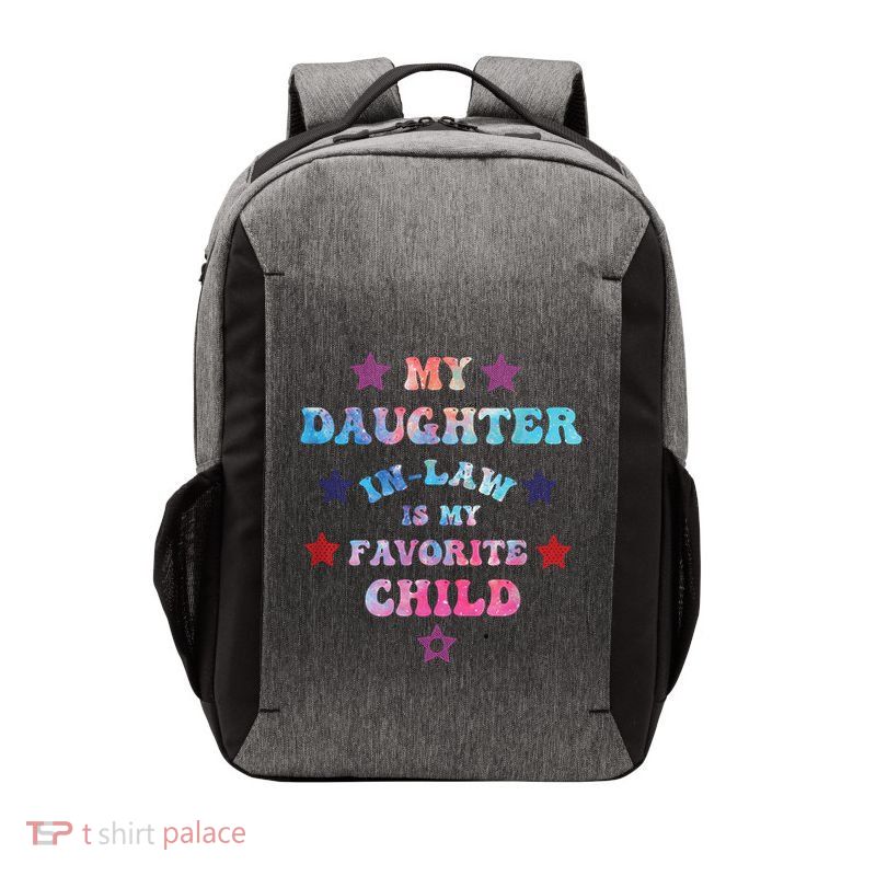 My Daughter In Law Is My Favorite Child Fathers Day In Law Vector Backpack