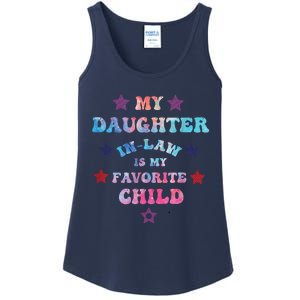 My Daughter In Law Is My Favorite Child Fathers Day In Law Ladies Essential Tank