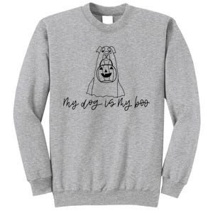 My Dog Is My Boo Dog Lover Funny Dog Halloween Sweatshirt