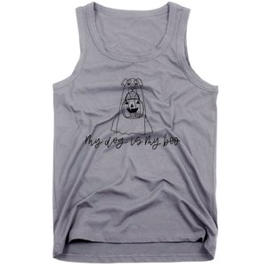 My Dog Is My Boo Dog Lover Funny Dog Halloween Tank Top