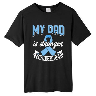 My Dad Is Stronger Than Cancer Prostate Cancer Awareness Tall Fusion ChromaSoft Performance T-Shirt