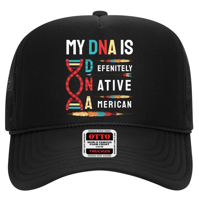 My Dna Is Defenitely Native American Funny Indian Lover Gift Hat