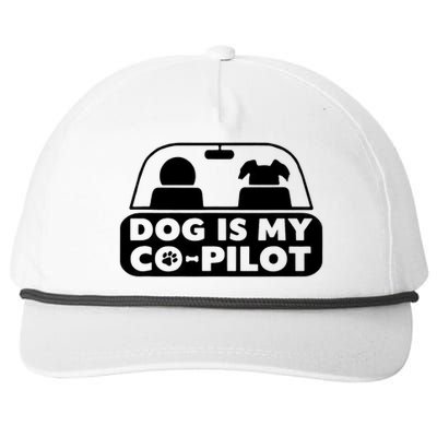 My Dog Is My CoPilot Funny Cute Snapback Five-Panel Rope Hat