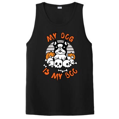 My Dog Is My Boo Spooky Ghost Halloween Dog Lover Groovy Cool Gift PosiCharge Competitor Tank