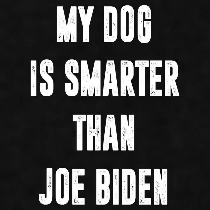 My Dog Is Smarter Than Joe Biden Funny Ladies PosiCharge Tri-Blend Wicking Tank