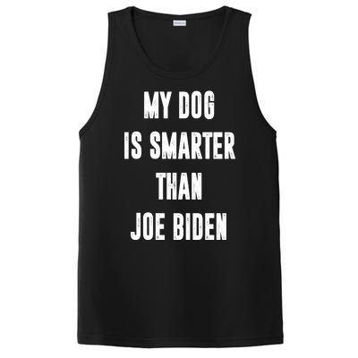 My Dog Is Smarter Than Joe Biden Funny PosiCharge Competitor Tank