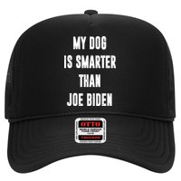 My Dog Is Smarter Than Joe Biden Funny Trucker Hat