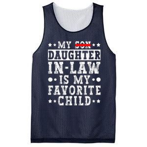 My Daughter In Law Is My Favorite Child Funny Replaced Son Mesh Reversible Basketball Jersey Tank