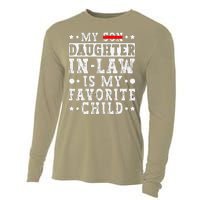 My Daughter In Law Is My Favorite Child Funny Replaced Son Cooling Performance Long Sleeve Crew