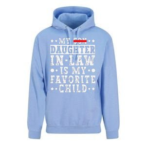 My Daughter In Law Is My Favorite Child Funny Replaced Son Unisex Surf Hoodie