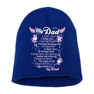 My Dad Is My Guardian Angel Daddy's Father's Memories Gift Short Acrylic Beanie