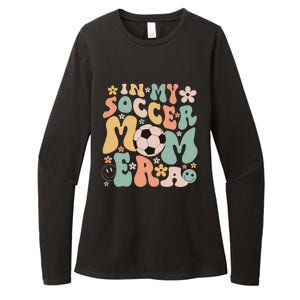 Mothers Day In My Soccer Mom Era Groovy Soccer Mom Life Womens CVC Long Sleeve Shirt