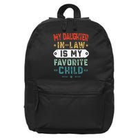 My Daughter In Law Is My Favorite Child Funny Family Gifts 16 in Basic Backpack