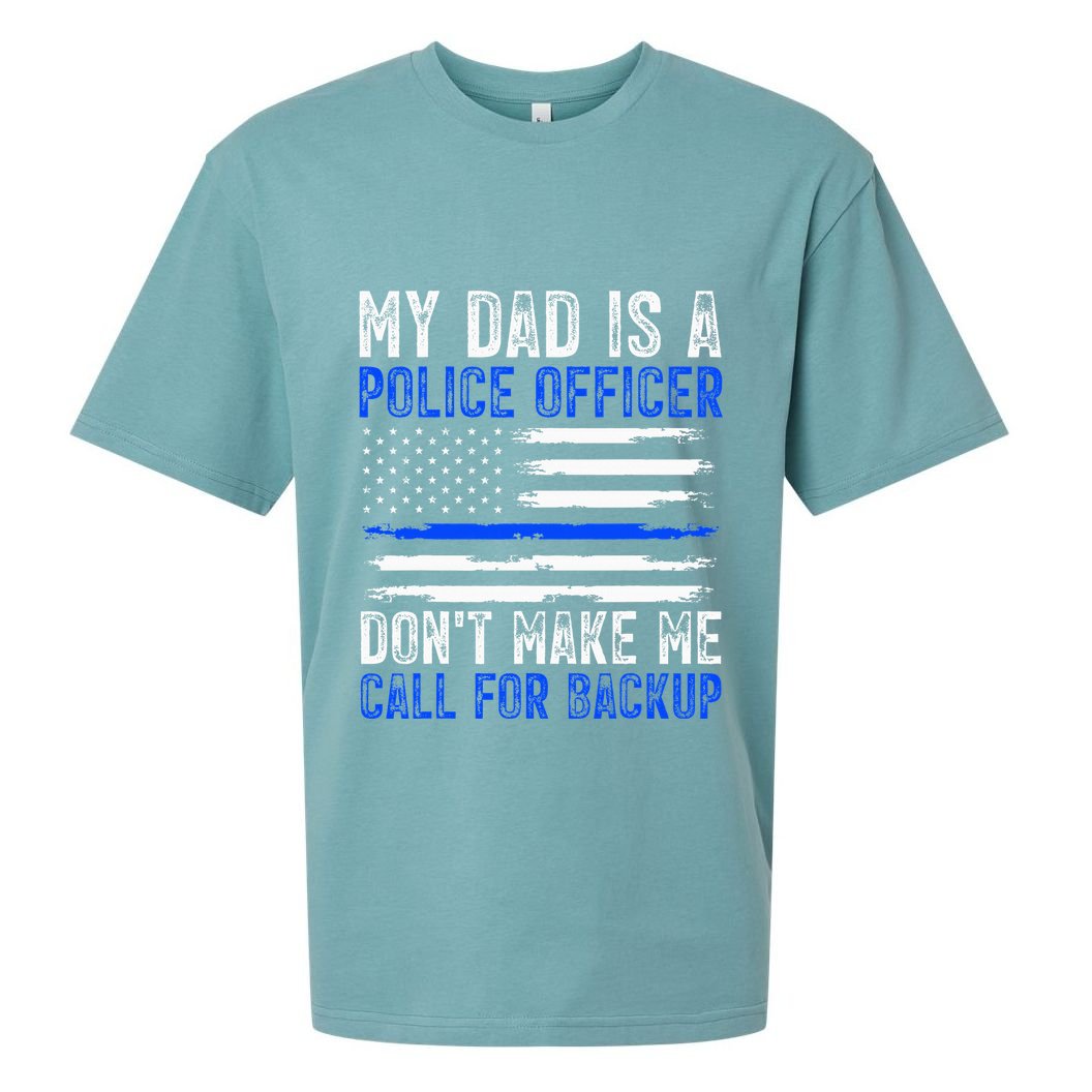 My Dad Is A Police Officer Sueded Cloud Jersey T-Shirt