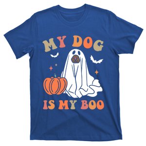 My Dog Is My Boo Dog Lover Ghost Dog Halloween Gift T-Shirt