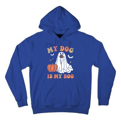 My Dog Is My Boo Dog Lover Ghost Dog Halloween Gift Tall Hoodie