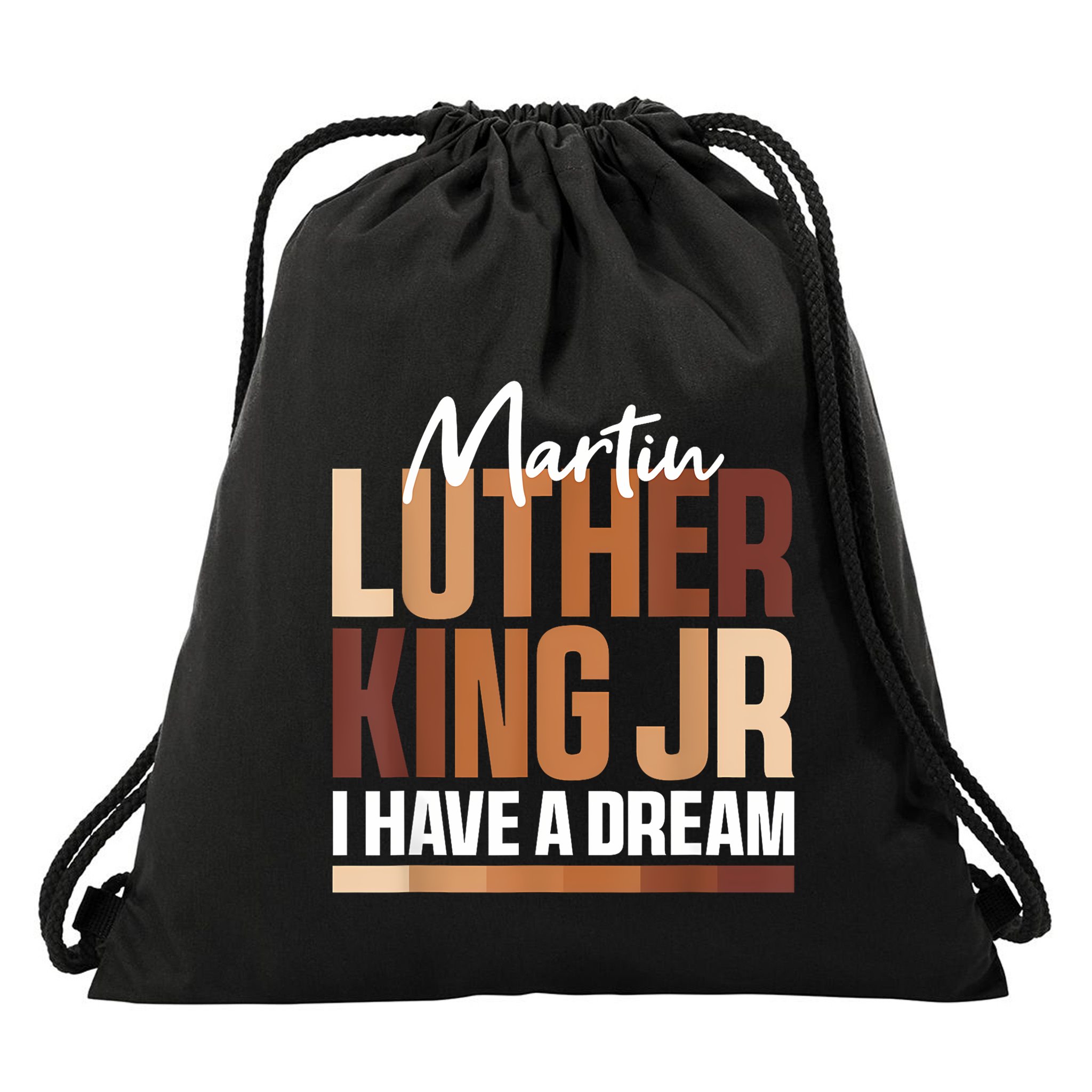 Mlk Day I Have A Dream Black History Month Blm Drawstring Bag