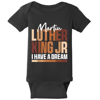 Mlk Day I Have A Dream Black History Month Blm Baby Bodysuit