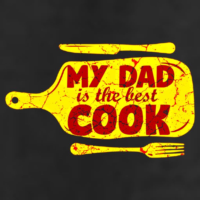 My Dad Is The Best Cook Cooking Chef Daddy Hero Father Gift Adult Drive Performance Visor