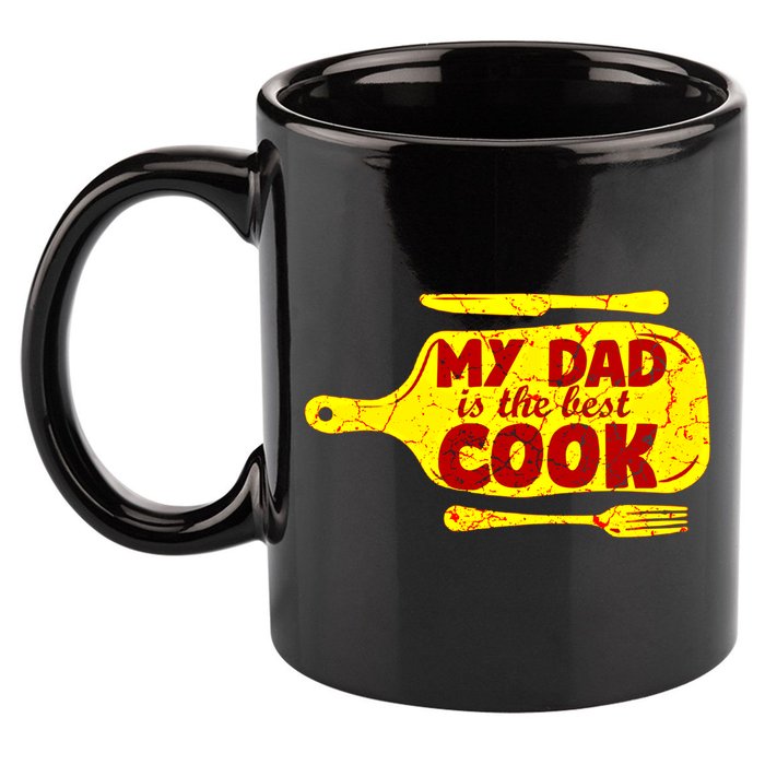 My Dad Is The Best Cook Cooking Chef Daddy Hero Father Gift 11oz C Handle Ceramic Mug