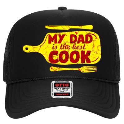 My Dad Is The Best Cook Cooking Chef Daddy Hero Father Gift Trucker Hat