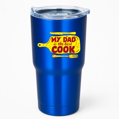 My Dad Is The Best Cook Cooking Chef Daddy Hero Father Gift Tumbler