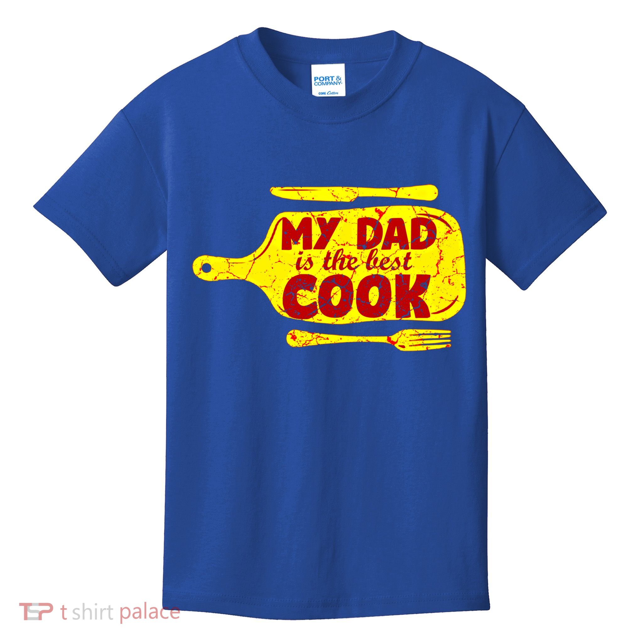 My Dad Is The Best Cook Cooking Chef Daddy Hero Father Gift Kids T-Shirt